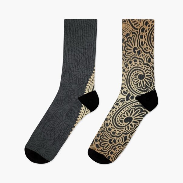 Item preview, Black and Gold Flourish  designed and sold by Naomi80.