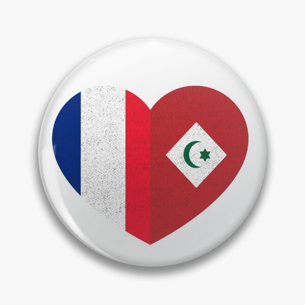 Item preview, Amazigh Rifian French Pride Heart Arrif France Flag Gift designed and sold by cssdru.