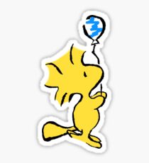 Woodstock with balloons Sticker