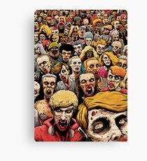 Zombie Horde Canvas Print