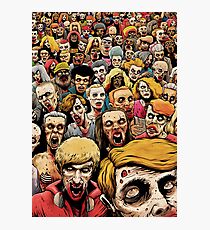 Zombie Horde Photographic Print