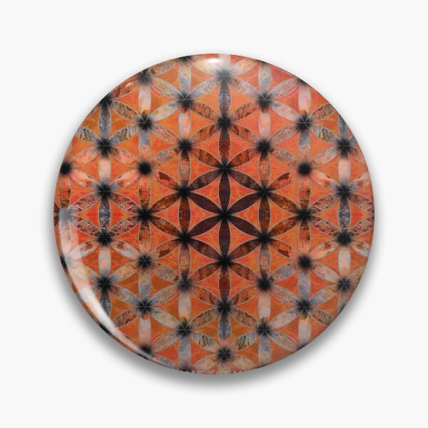 Item preview, flower of life orange black designed and sold by filippobassano.
