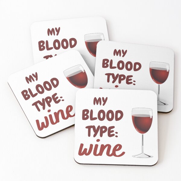 Item preview, My Blood Type Wine designed and sold by capefox.