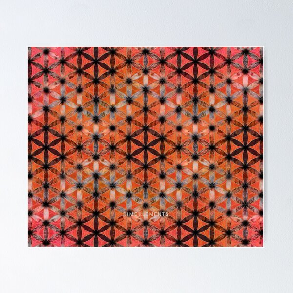 Item preview, flower of life orange black designed and sold by filippobassano.