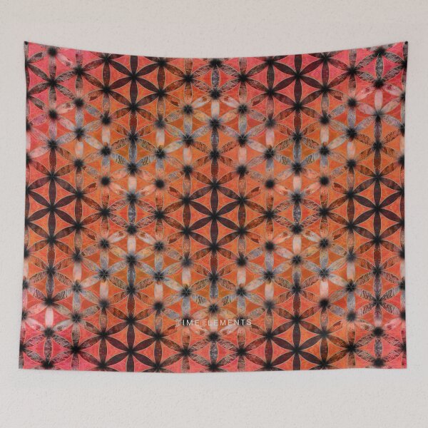 Item preview, flower of life orange black designed and sold by filippobassano.
