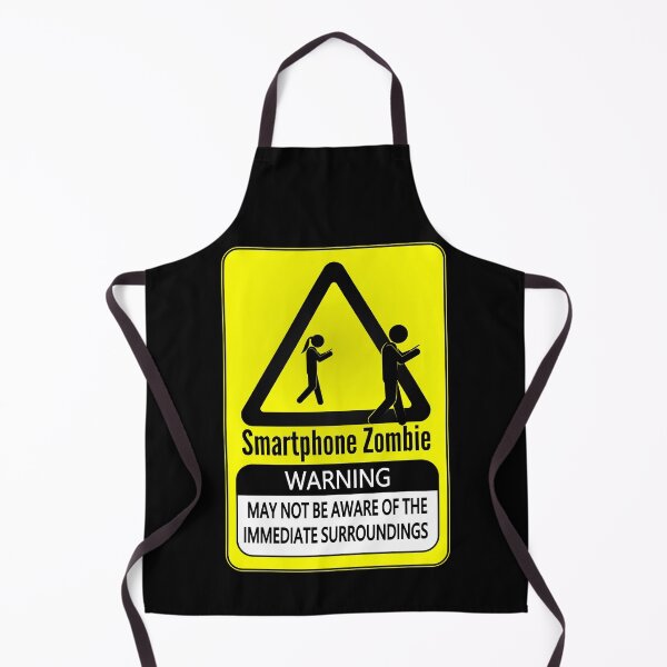 Item preview, Smartphone Zombie - Warning - May not be aware of the immediate surroundings designed and sold by jc007.