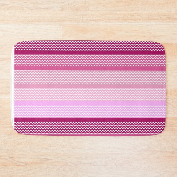 Item preview, Zig Zag Chevron  Pattern and Horizontal Stripe Pattern Red Pink Color Shades designed and sold by zanydoodles.
