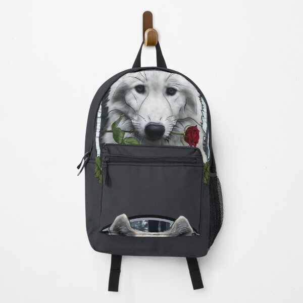 Item preview, Wolf with Rose - Graphic Style designed and sold by Destroyed-Pixel.
