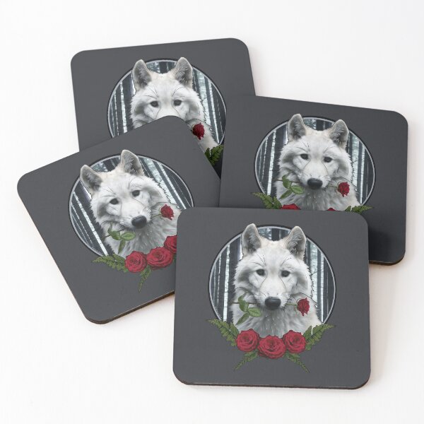 Item preview, Wolf with Rose - Graphic Style designed and sold by Destroyed-Pixel.