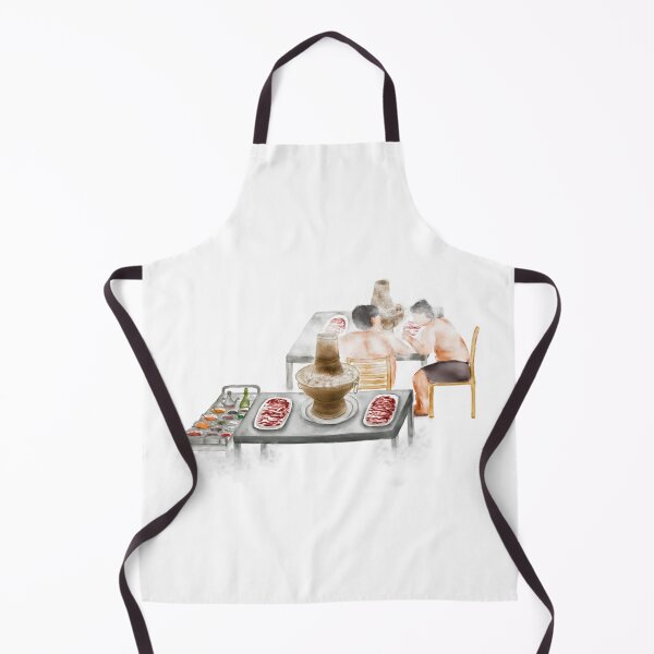 Item preview, Watercolor Illustration of Chinese Cuisine - Mongolian Lamb Hotpot | 铜锅涮羊肉 designed and sold by iswenyi.