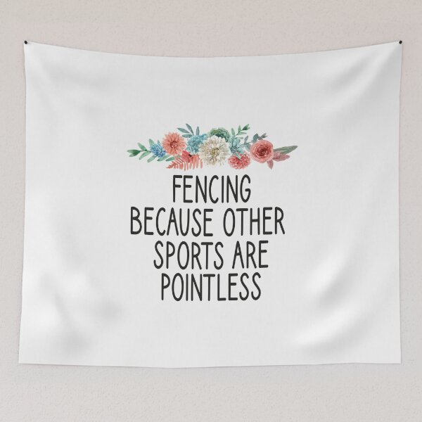 Item preview, Fencing Because Other Sports Are Pointless / Fencing / funny Fencing / Fencing Gift / Fencing Sport / Fencing Teacher / Fencing Lover Gift floral style idea desing designed and sold by Chamssou.