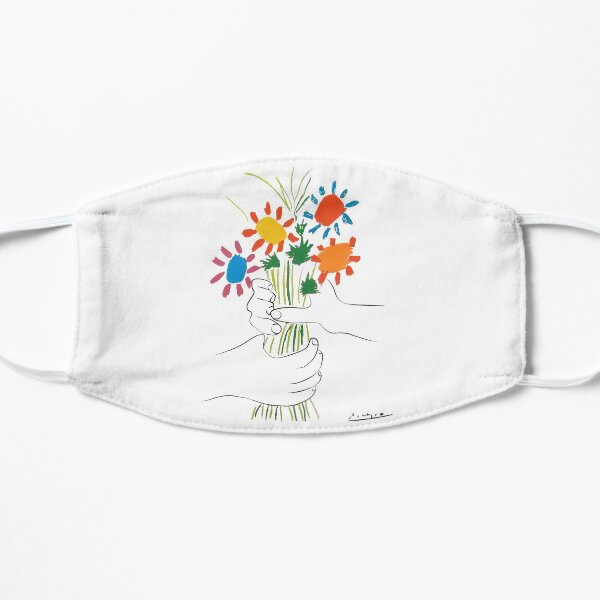 Pablo Picasso - Bouquet of Peace - Signature Flat Mask