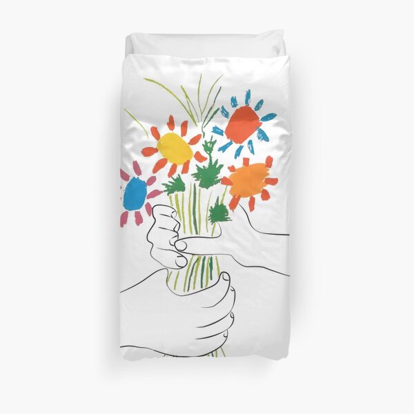 Pablo Picasso - Bouquet of Peace - Signature Duvet Cover