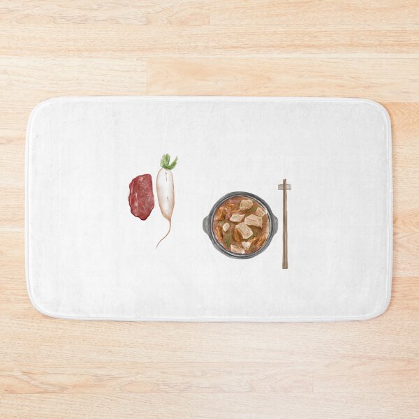 Item preview, Watercolor Illustration of Chinese Cuisine - Braised Beef Brisket with Radish | 萝卜炖牛腩 designed and sold by iswenyi.