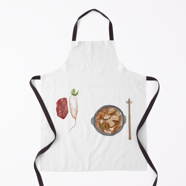 Item preview, Watercolor Illustration of Chinese Cuisine - Braised Beef Brisket with Radish | 萝卜炖牛腩 designed and sold by iswenyi.