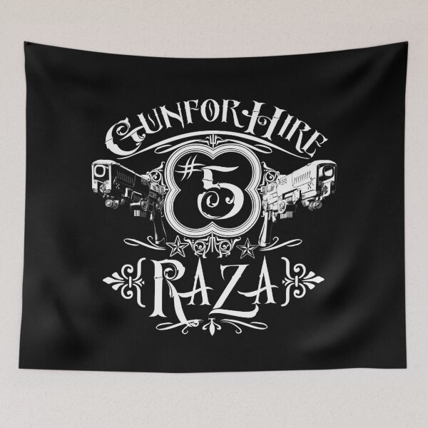 Item preview, Raza Gun For Hire #5 designed and sold by SideQuest - Scribbled Chaos!.