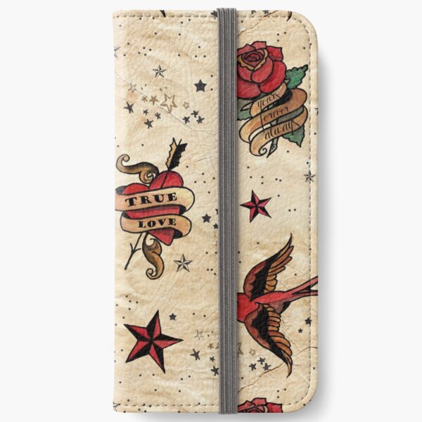 Old School Ink iPhone Wallet