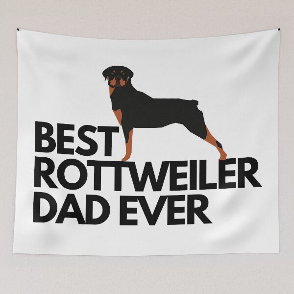Item preview, Best rottweiler dad Ever cartoon designed and sold by OneTimeEngineer.