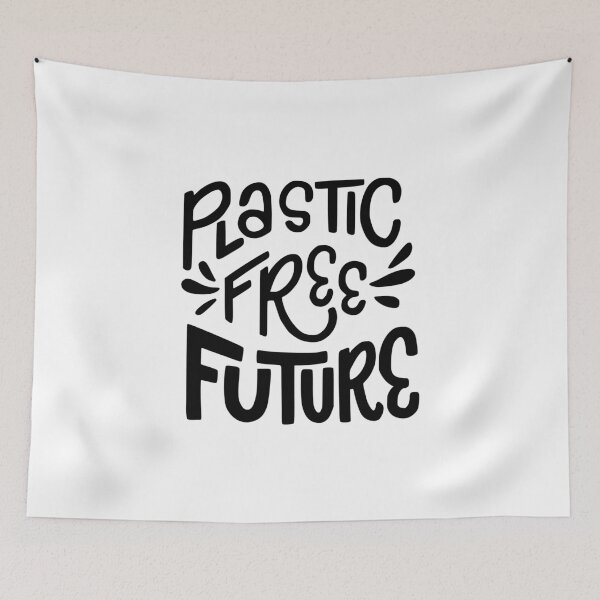 Item preview, Plastic Free Future - Say No To Plastic designed and sold by CrystalCrush.
