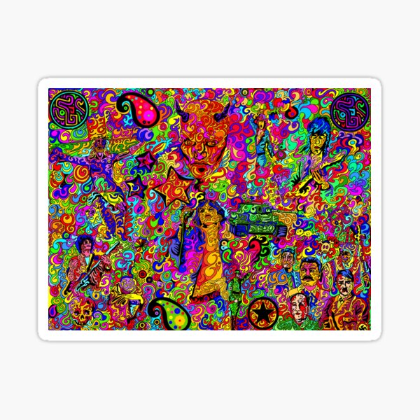 Vista previa del artículo con la obra «Simpatía por el diablo», diseñado y vendido por Art Monkey Studio.