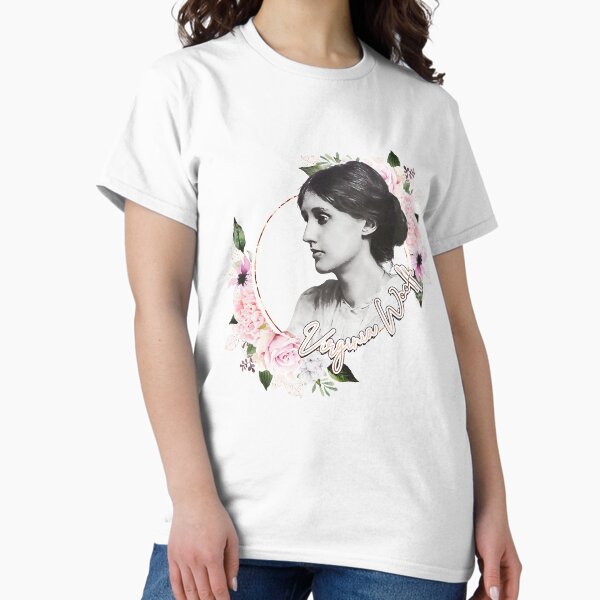 Women's T-Shirts [Out of Print] Virginia Woolf / Mrs Dalloway Scoop Neck Tee (Heather Grey) (Womens) Mrs Dalloway Women's Scoop T-Shirt by 