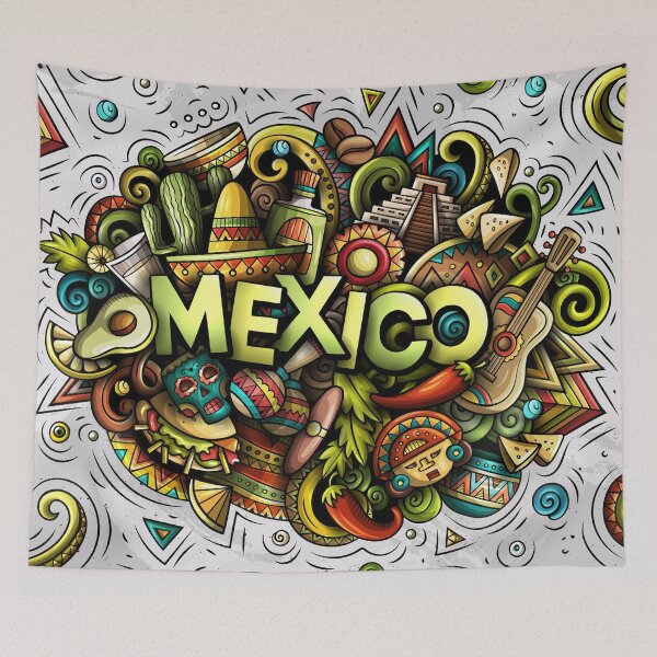 Item preview, MEXICO Cartoon Illustration designed and sold by balabolka.