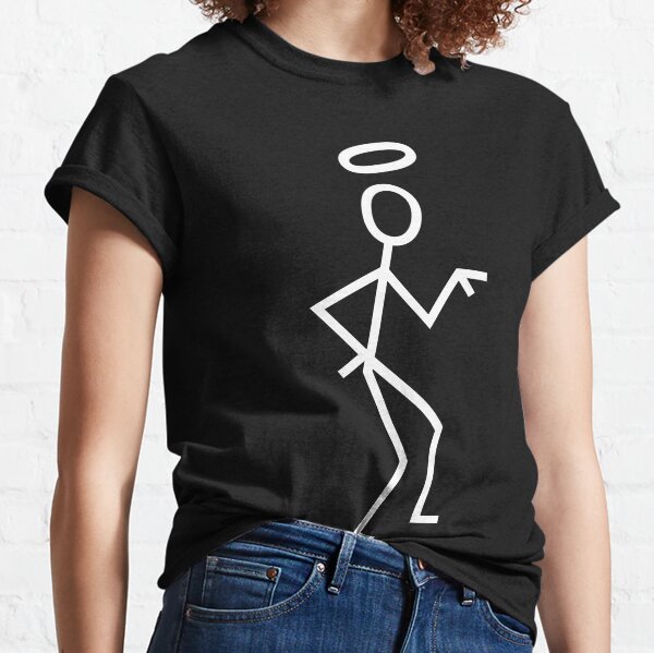 La figura del santo hombre de palo grande Camiseta clásica