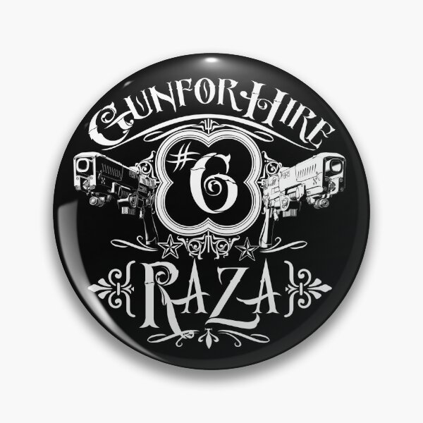 Item preview, Raza Gun For Hire #6 designed and sold by SideQuest - Scribbled Chaos!.