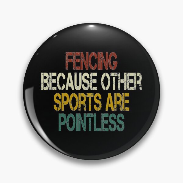 Item preview, Fencing Because Other Sports Are Pointless / Fencing / funny Fencing / Fencing Gift / Fencing Sport / Fencing Teacher / Fencing Lover Gift vintage style idea desing designed and sold by Chamssou.