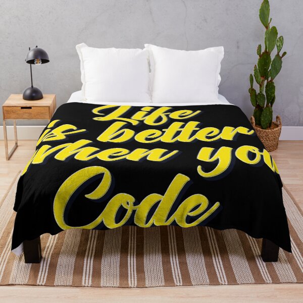 Item preview, Life Is Better When You Code designed and sold by ProjectX23.