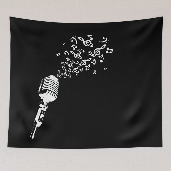 Item preview, Retro Microphone Radiating Music designed and sold by Yernarb.