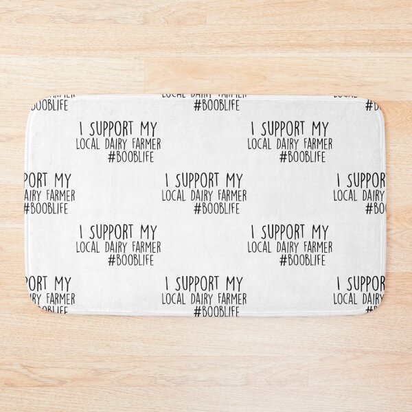 Item preview, I Support My Local Dairy Farmer Breastfeeding or Toddler Eat Local Breastfed Baby Bodysuit or Kids Novelty Design designed and sold by Akmloza.