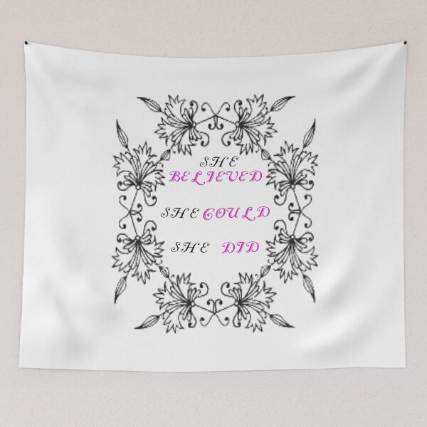 Item preview,  she believed she could she did designed and sold by moustafa7155.