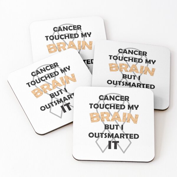 Item preview, Cancer Touched My Brain But I Outsmarted It designed and sold by MoonsmileProd.