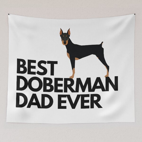 Item preview, Best doberman dad ever quote Funny doberman dad saying designed and sold by OneTimeEngineer.