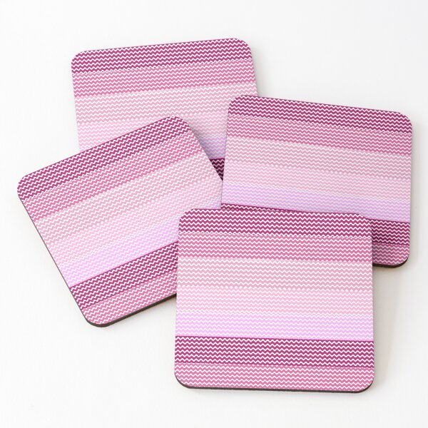 Item preview, Zig Zag Chevron Pattern Pinks Red Rose Colors  designed and sold by zanydoodles.