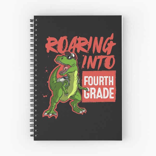 Item preview, Gift for T-Rex Dinosaur Lover Roaring Into 4th Grade designed and sold by Anumber1.