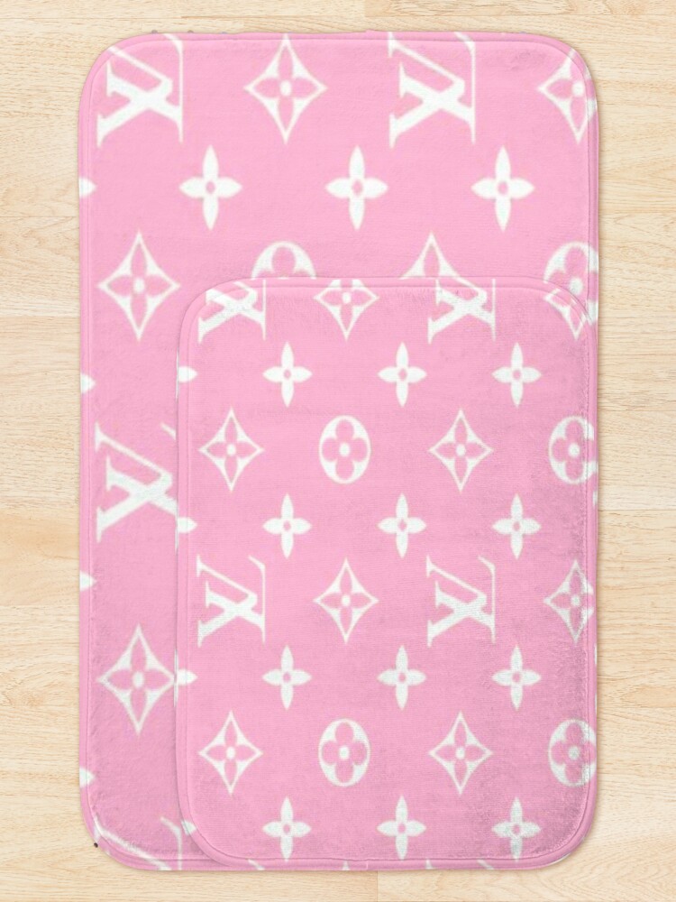 Alternate view of Louis V Bonbon rose Bath Mat