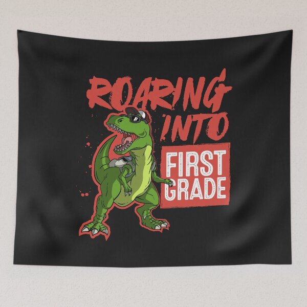 Item preview, Gift for T-Rex Dinosaur Lover Roaring Into 1st Grade designed and sold by Anumber1.