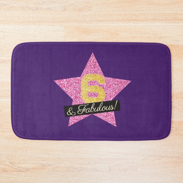 Item preview, 6th Birthday Gifts Women Fabulous - Pink Gold designed and sold by betternotes.