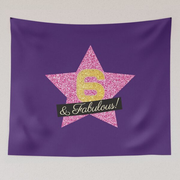 Item preview, 6th Birthday Gifts Women Fabulous - Pink Gold designed and sold by betternotes.