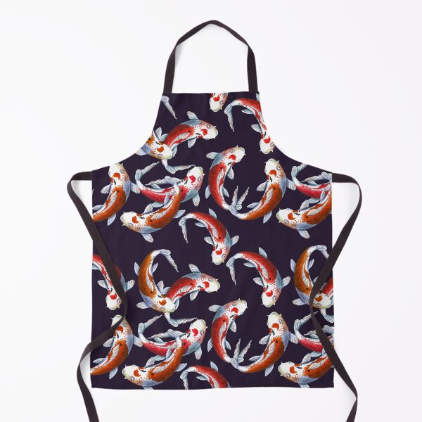 Item preview, Koi fish seamless pattern watercolor illustration designed and sold by Bonheurem.