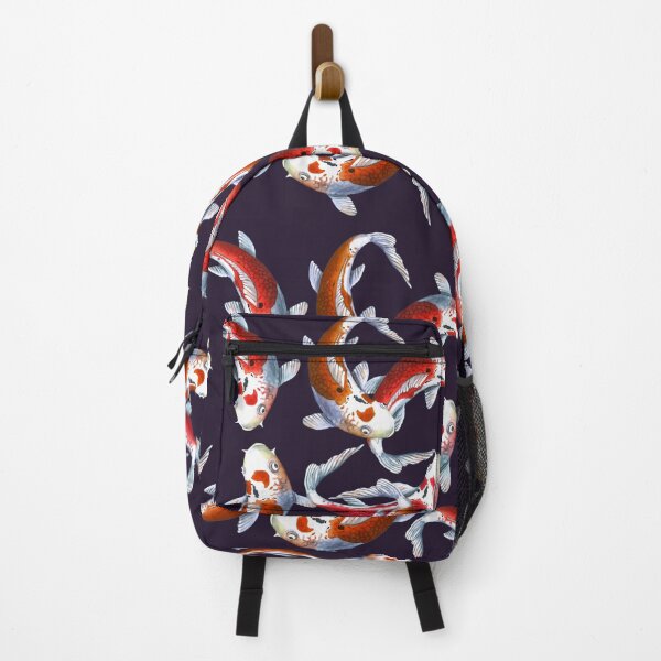 Item preview, Koi fish seamless pattern watercolor illustration designed and sold by Bonheurem.