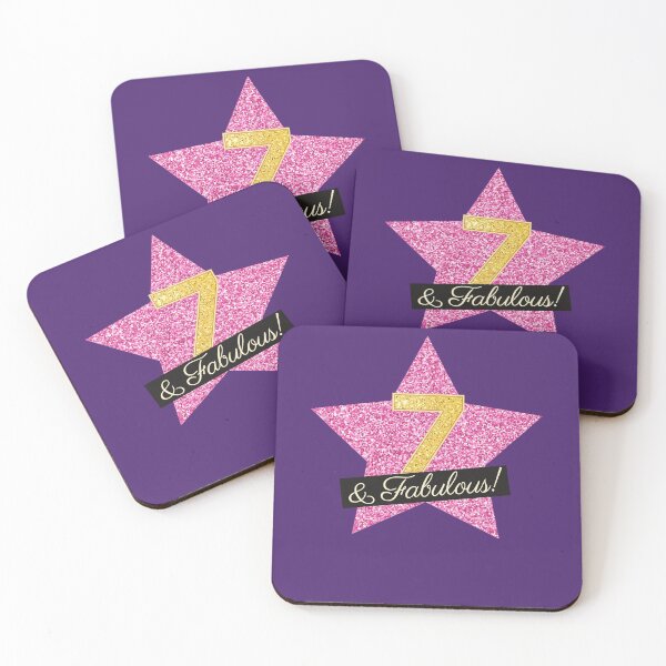 Item preview, 7th Birthday Gifts Women Fabulous - Pink Gold designed and sold by betternotes.