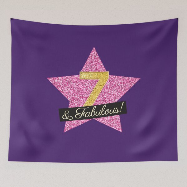 Item preview, 7th Birthday Gifts Women Fabulous - Pink Gold designed and sold by betternotes.