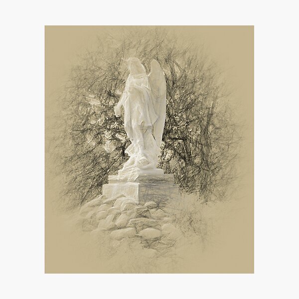 Angelic Stance Photographic Print
