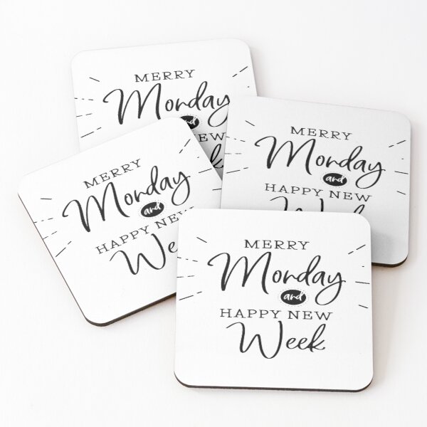 Item preview, Merry Monday and happy new week designed and sold by Ajayk27.