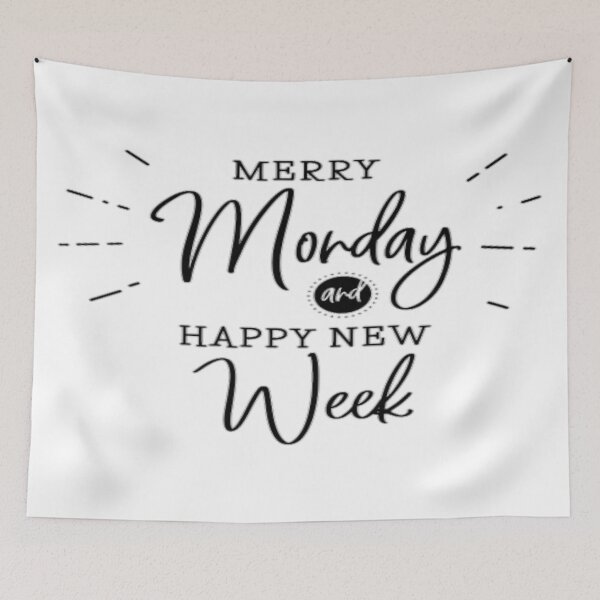 Item preview, Merry Monday and happy new week designed and sold by Ajayk27.