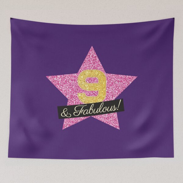 Item preview, 9th Birthday Gifts Women Fabulous - Pink Gold designed and sold by betternotes.