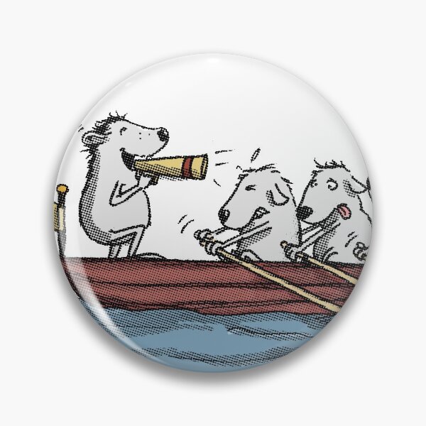 Item preview, Rowboat with dogs designed and sold by Angela Kommoß.